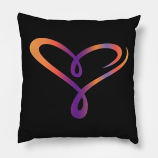 Gradient Heart Pillow