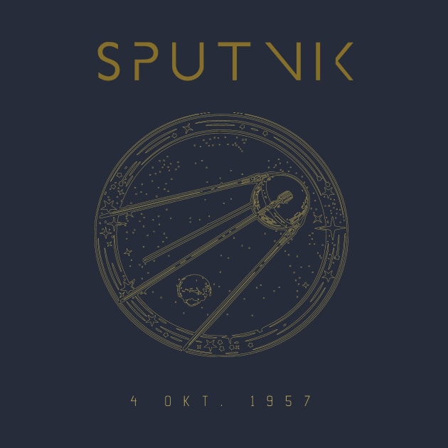 Sputnik 1 CCCP Soviet Union Satellite by UniversalPioneer