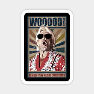 Woooo rich flair christmas Magnet