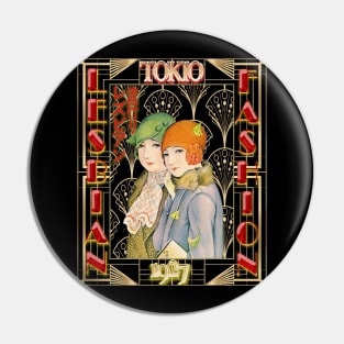 Lesbian fashion Tokio roaring twenties art deco - japanese Pin