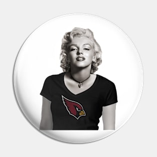 Marilyn Loves the Cardinals Pin