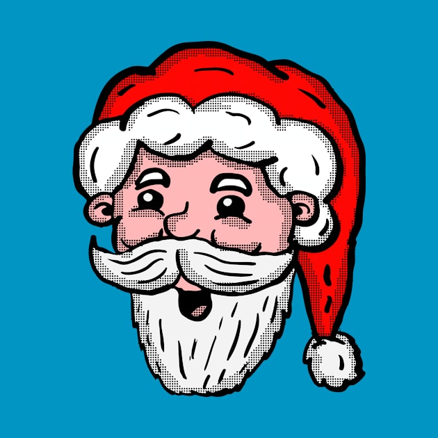 Cartoon Santa Head by Eric03091978