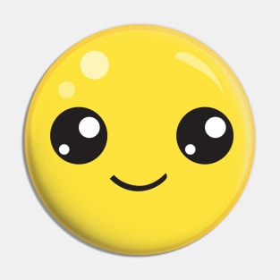 Cute Smiling Face Pin