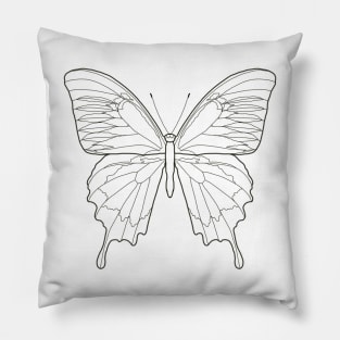 Papilio Ulysses Butterfly Pillow