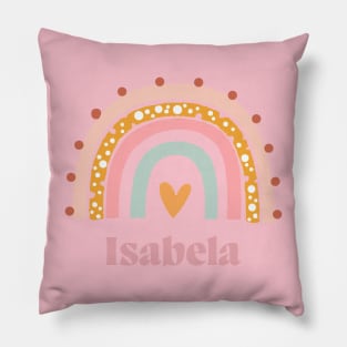 Hand Name Written Of Isabela Pillow