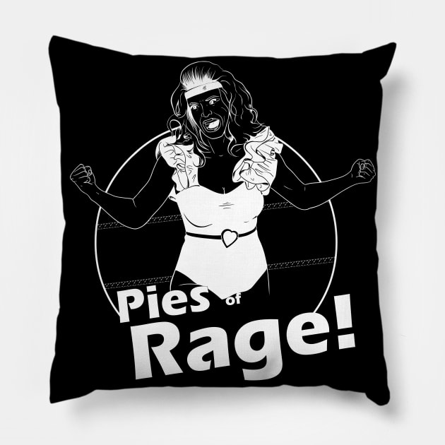 Pies of Rage! (if you don't like pink) Pillow by DrMadness