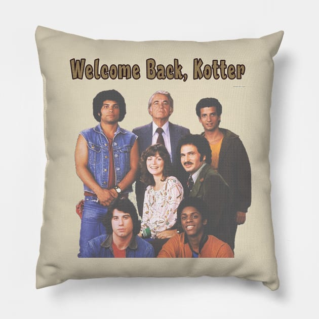 Welcome Back Kotter Pillow by Moulezitouna