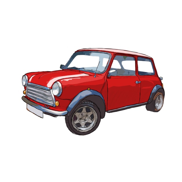 Another Classic Mini Red by jdm1981