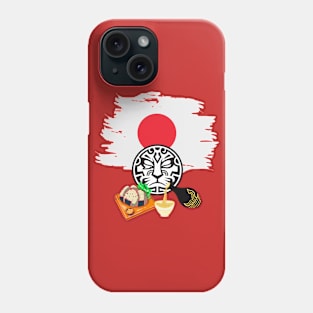 Jinrai; Red Sun Phone Case