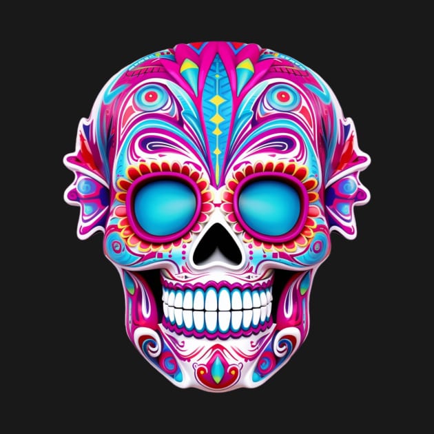 Day of the dead sugar skull by CheekyClothingGifts