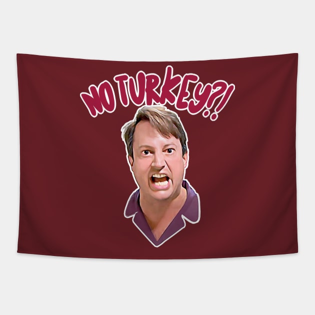 No Turkey - Peep Show Meme Tapestry by DankFutura