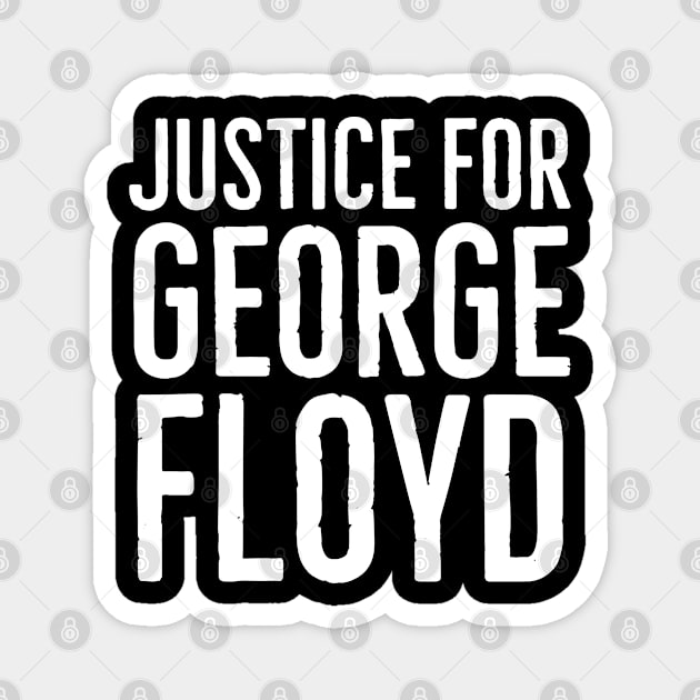 Justice For George Floyd, I Can't Breathe, Black Lives Matter Magnet by UrbanLifeApparel