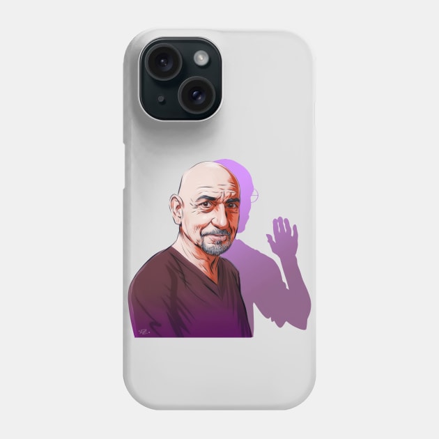 Ben Kingsley - An illustration by Paul Cemmick Phone Case by PLAYDIGITAL2020