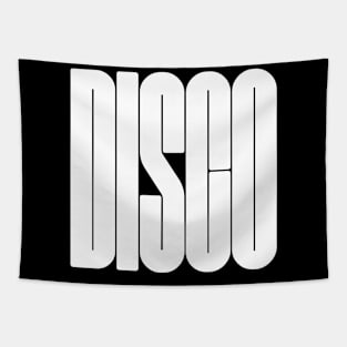 bold disco logo Tapestry