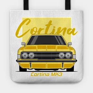 Front Yellow Cortina MK3 Classic Tote