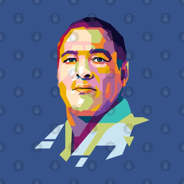 Rickson Gracie Popart Uncurve by REKENINGDIBANDETBRO