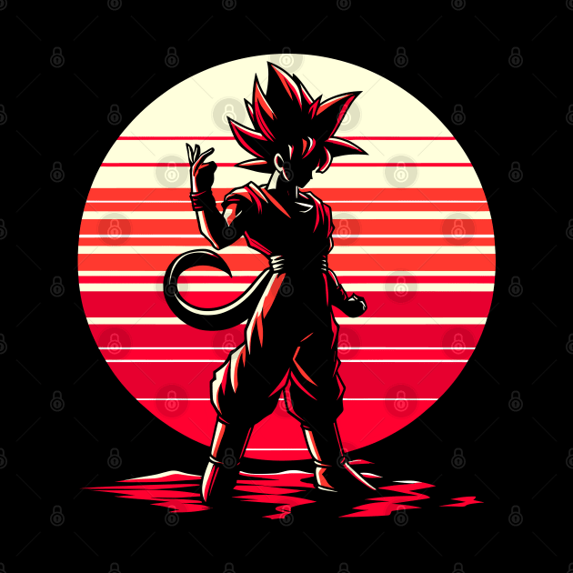 Silhoutte of Dragon Ball #016 by kreasioncom