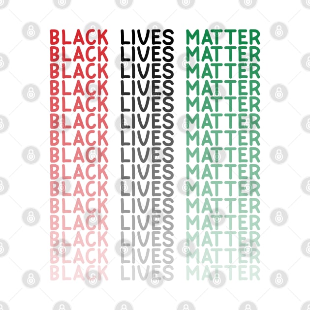 Black Lives Matter Flag by hallyupunch