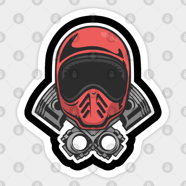 Cool Motocross Logo Helmet Dirt Bike Motocross Aufkleber Teepublic De
