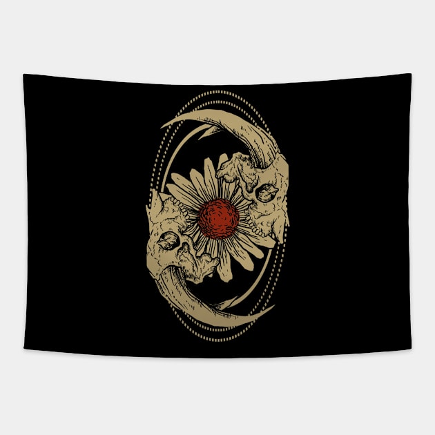 cycle black-grey version Tapestry by donipacoceng