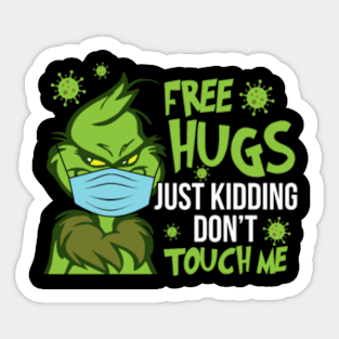 Download Grinch Mask Stickers Teepublic