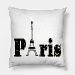 PARIS Pop Art Pillow