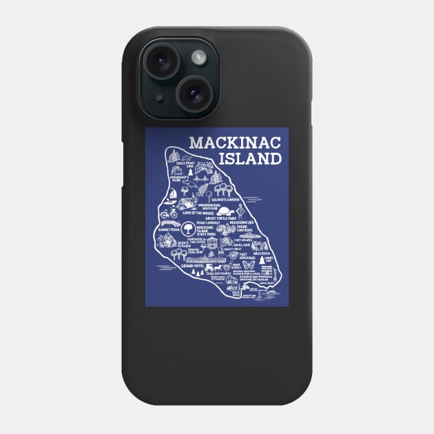 Mackinac Island Phone Case by fiberandgloss