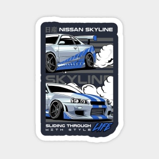 Skyline Art Magnet