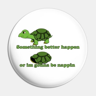 Sleepy Turtle Pin