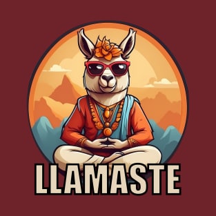 LLamaste - Funny Master Yogi Yoga Llama T-Shirt