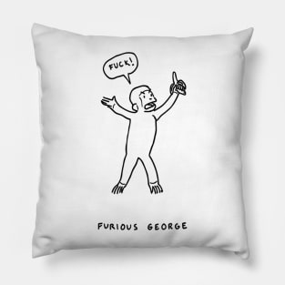 Jamie Monkey Fuck Furious George Pillow