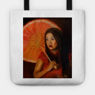 Geisha with a Parasol Tote