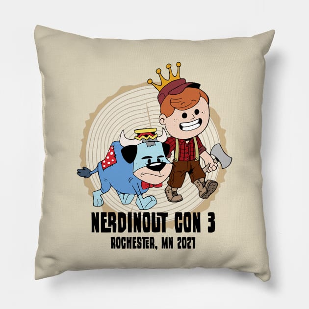 Exclusive Freddy Bunyan and Huckleberry Babe Pillow by NerdinOut Con 