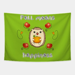 Fall Means Happiness Tapestry