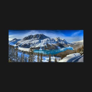 First Snow At Peyto Lake T-Shirt