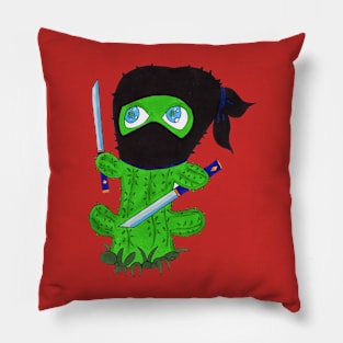 Cactus Ninja Pillow