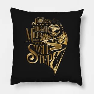 The Journey Of A Thousand Miles Pillow