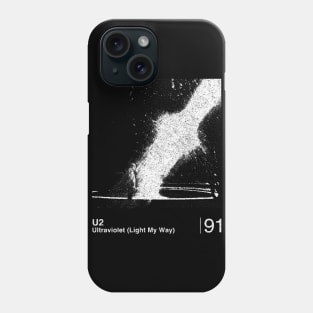 U2 / Minimalist Graphic Design Fan Artwork Phone Case