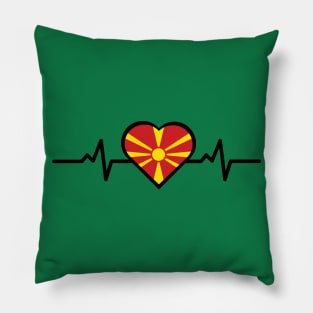 My Heart For Macedonia Pillow