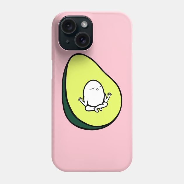 Avocado in a  zen Phone Case by kdegtiareva