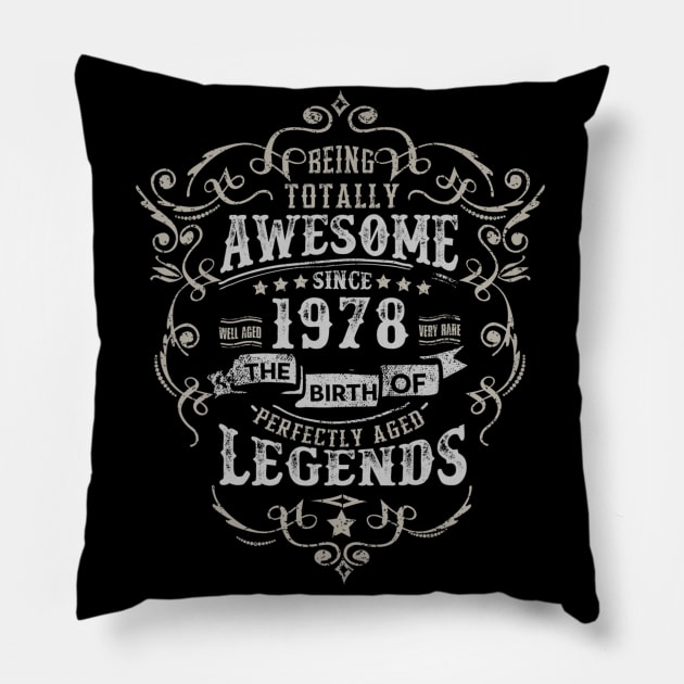 Vintage 1978 The Birth of Legends Being Totally Pillow by semprebummer7