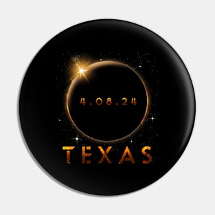 Eclipse Texas Solar Eclipse 2024 Texas 4.08.24 Pin