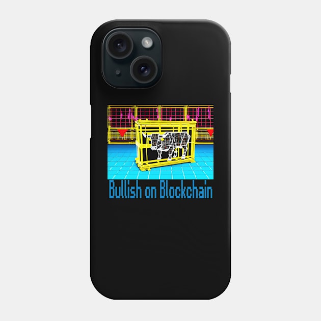 Bullish on Blockchain Phone Case by My Tee Style