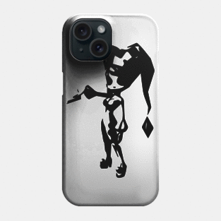 Pioneer minimal silhouette white Phone Case