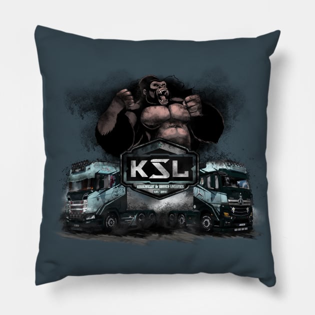 Gorilaz trucks KSL Pillow by CYBERRIOR