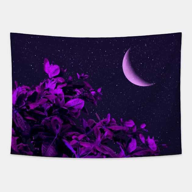 Feeling Purple Tapestry by RiddhiShah