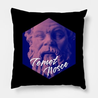 Temet Nosce Socrates Pillow