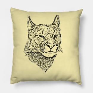 Mountain lion Pillow