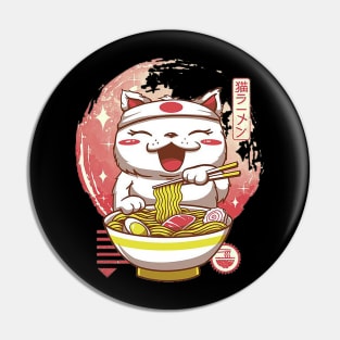 Great Ramen and Cat Pin