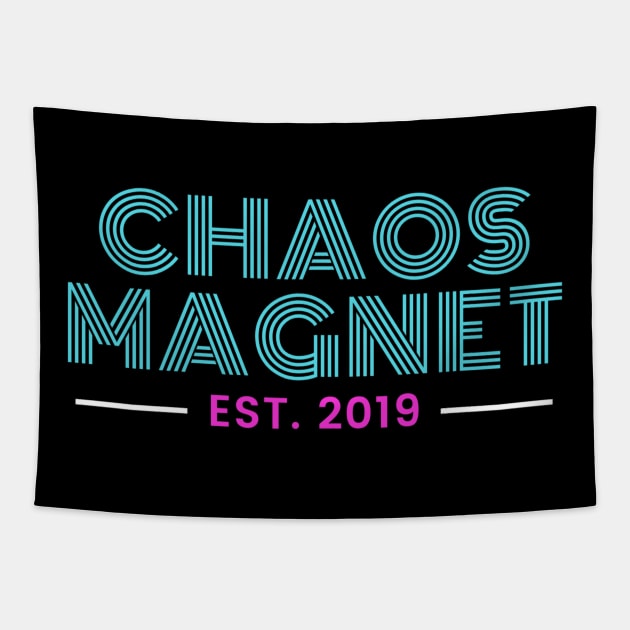 Chaos Magnet Est. 2019 Tapestry by Mother Lovin' Chaos